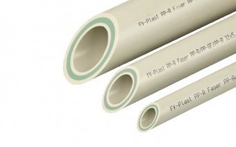 Труба Ø20х3,4 PN20 комб. стекловолокно FV-Plast Faser (PP-R/PP-GF/PP-R) (100/4)